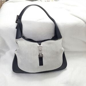 Gucci Jackie O Hobo Bag Vintage Perforated Leather